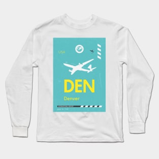 DEN Denver airport code Long Sleeve T-Shirt